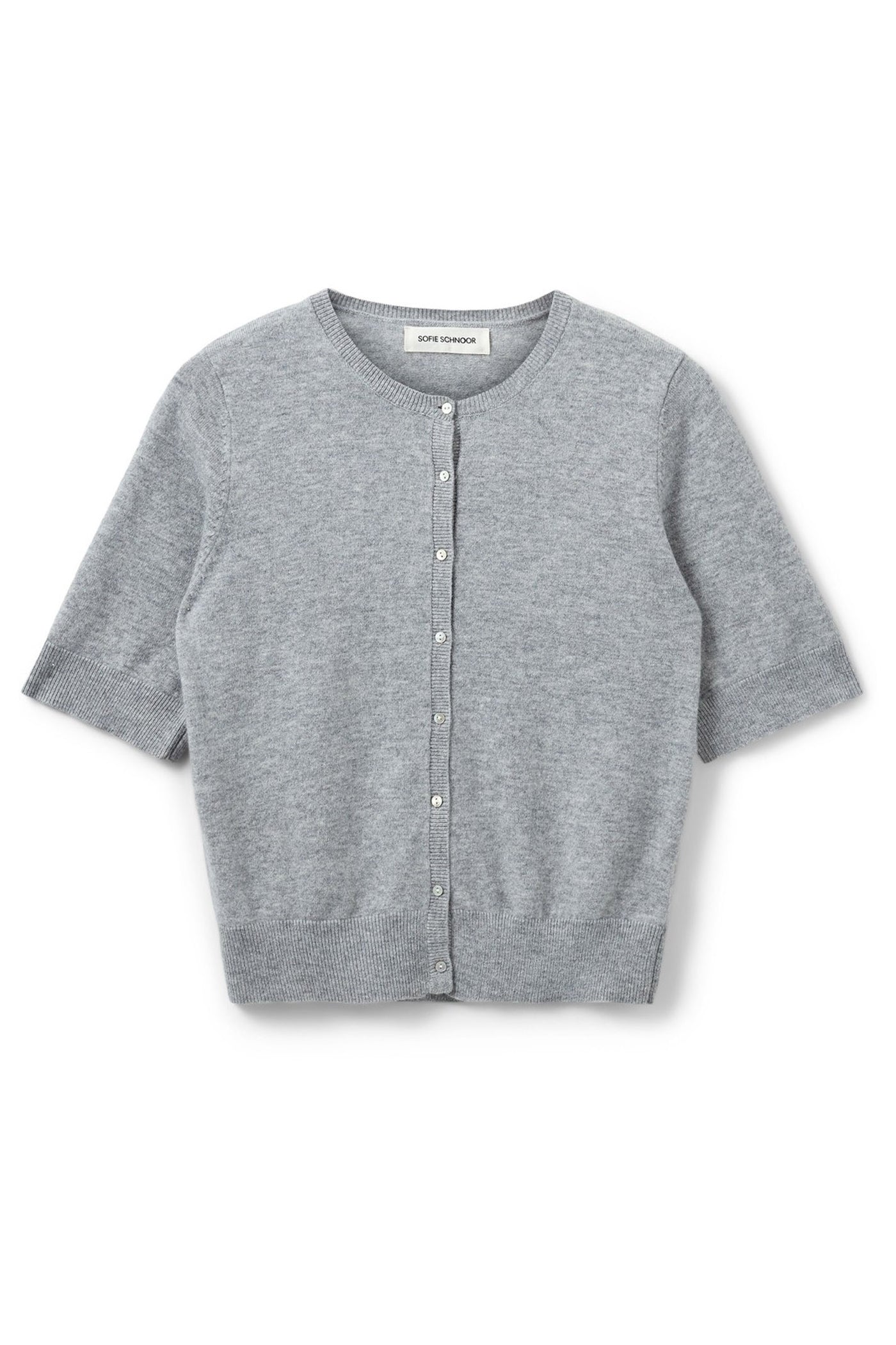 SUNASW CARDIGAN 8010 Grey melange - SNOS544