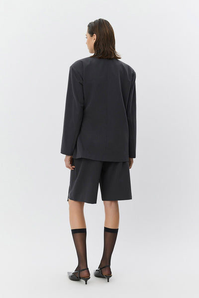 SUSSIESW TIE STRING BLAZER 8008 Dark grey - S261375 Thumbnail