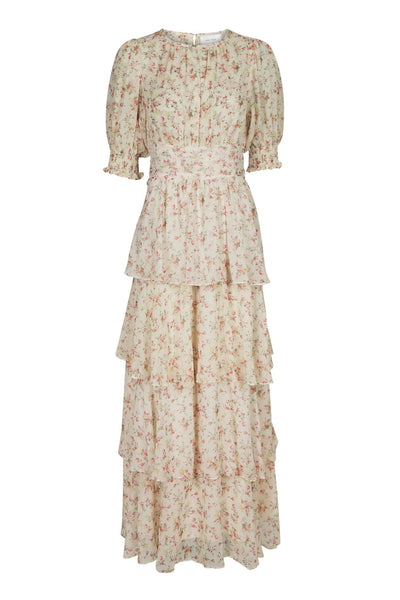 Sable Meadow Printed Dress Creme - 167707 Thumbnail
