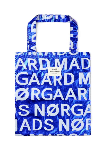 Sacky Metallic Atoma AOP Bag Blue - 205226 Thumbnail