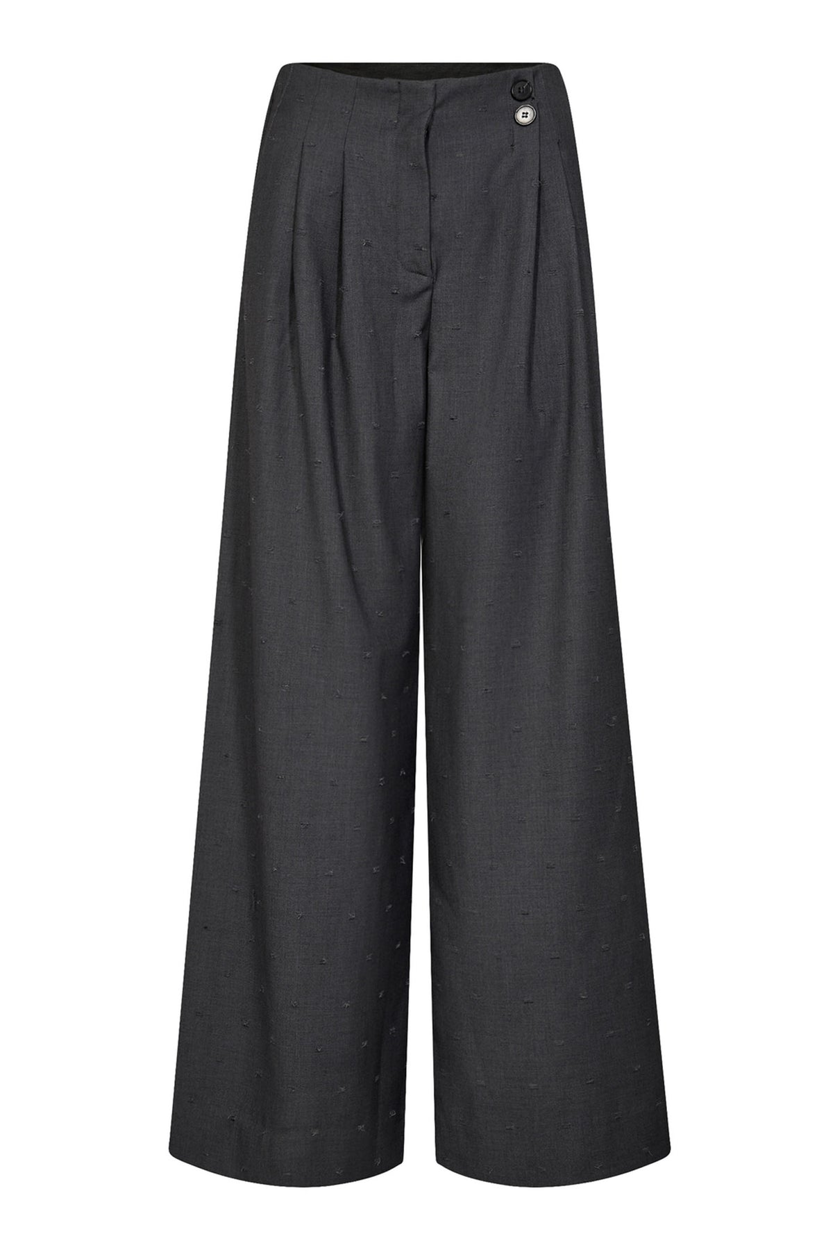 SagaCC Pleat LL Pant 139-Mid Grey - 31567