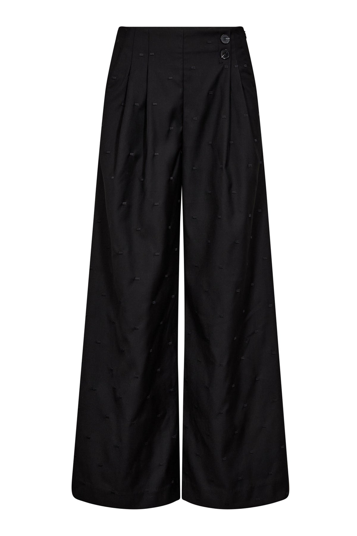 SagaCC Pleat Pant 96-Black - 31566