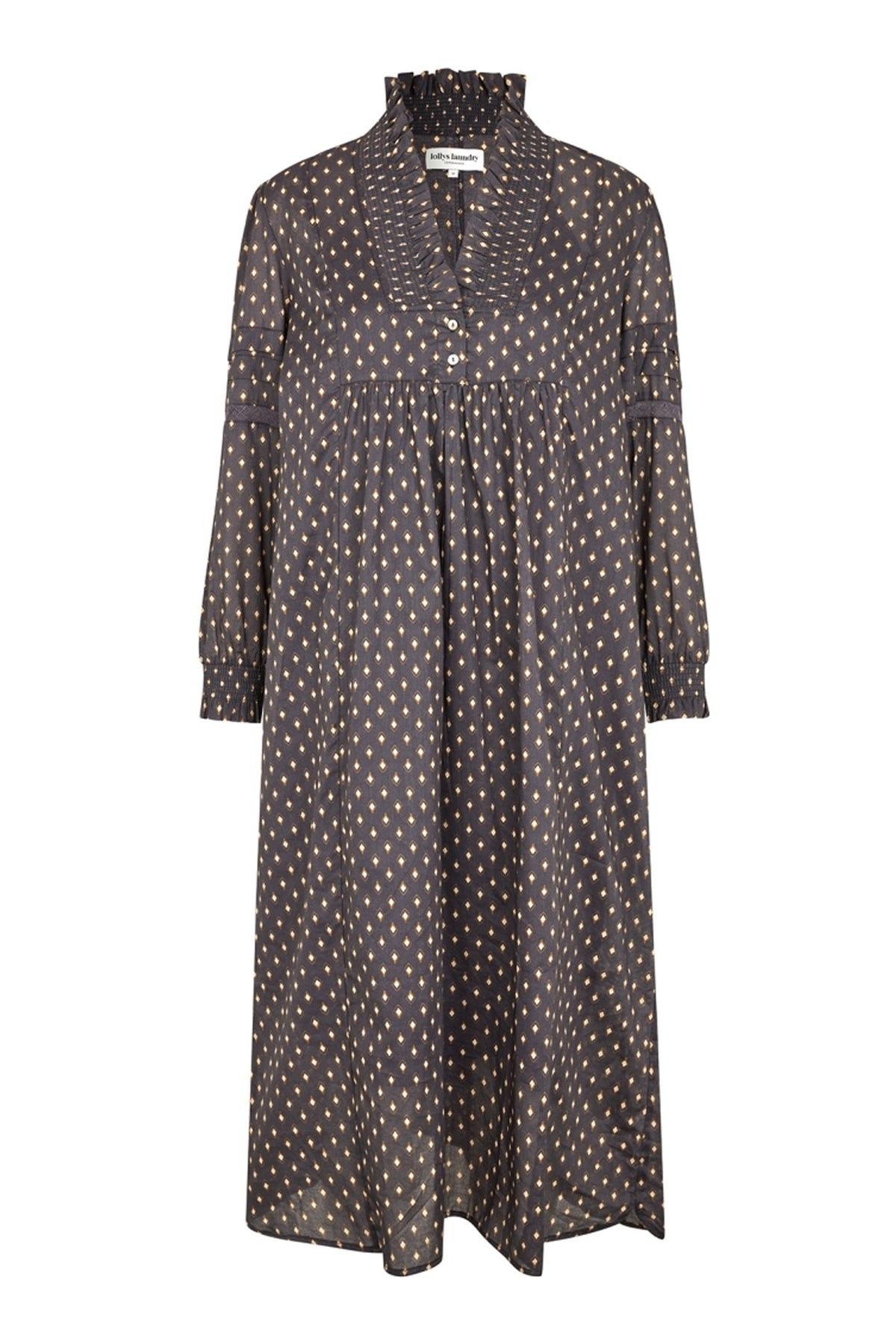 SagiLL Maxi Dress LS 23 Dark Blue - 25516-3001