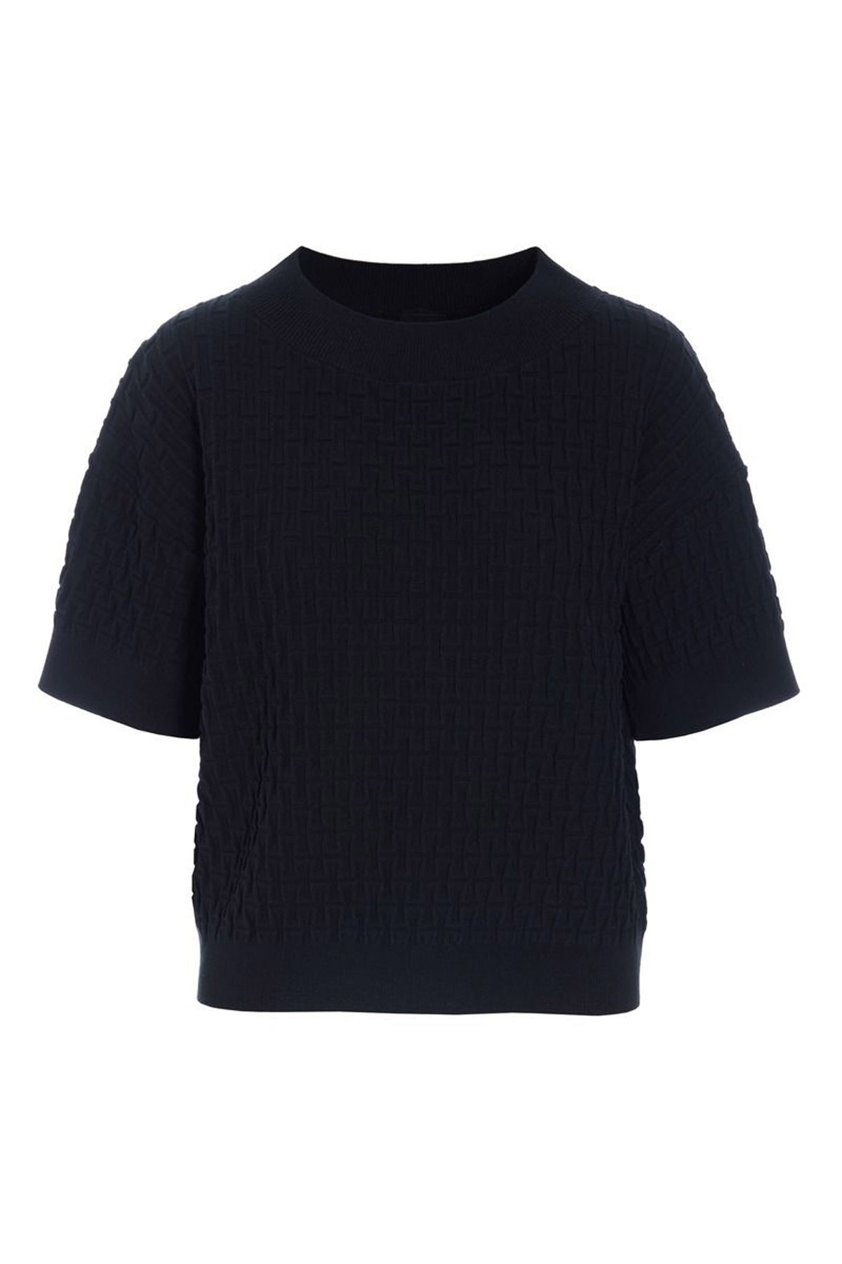 Saku kortÃ¦rmet bluse Black - 261-1073-5747