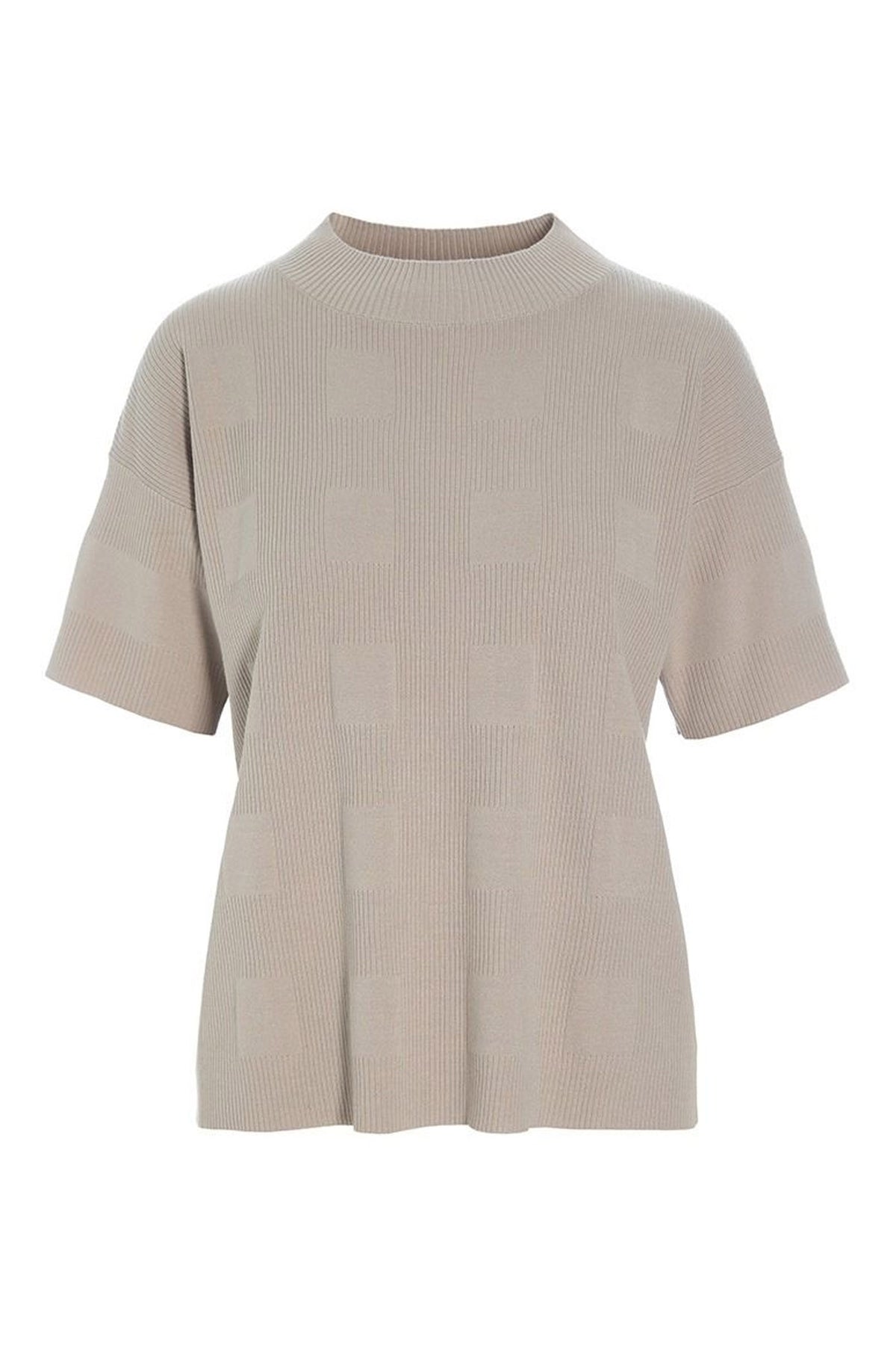 Saku kortærmet bluse STONE - 256-1073-5352