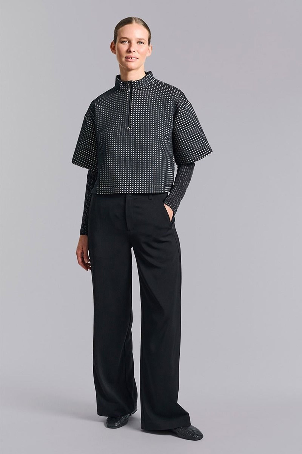 Sakura Stretch lange bukser Black - 259-2454-5495