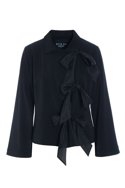 Sakura stretch jakke med slÃ¸j Black - 259-2454-5490 Thumbnail