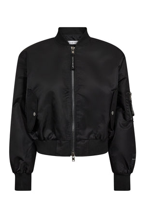 Sally Crop Bomber Black - HL10659