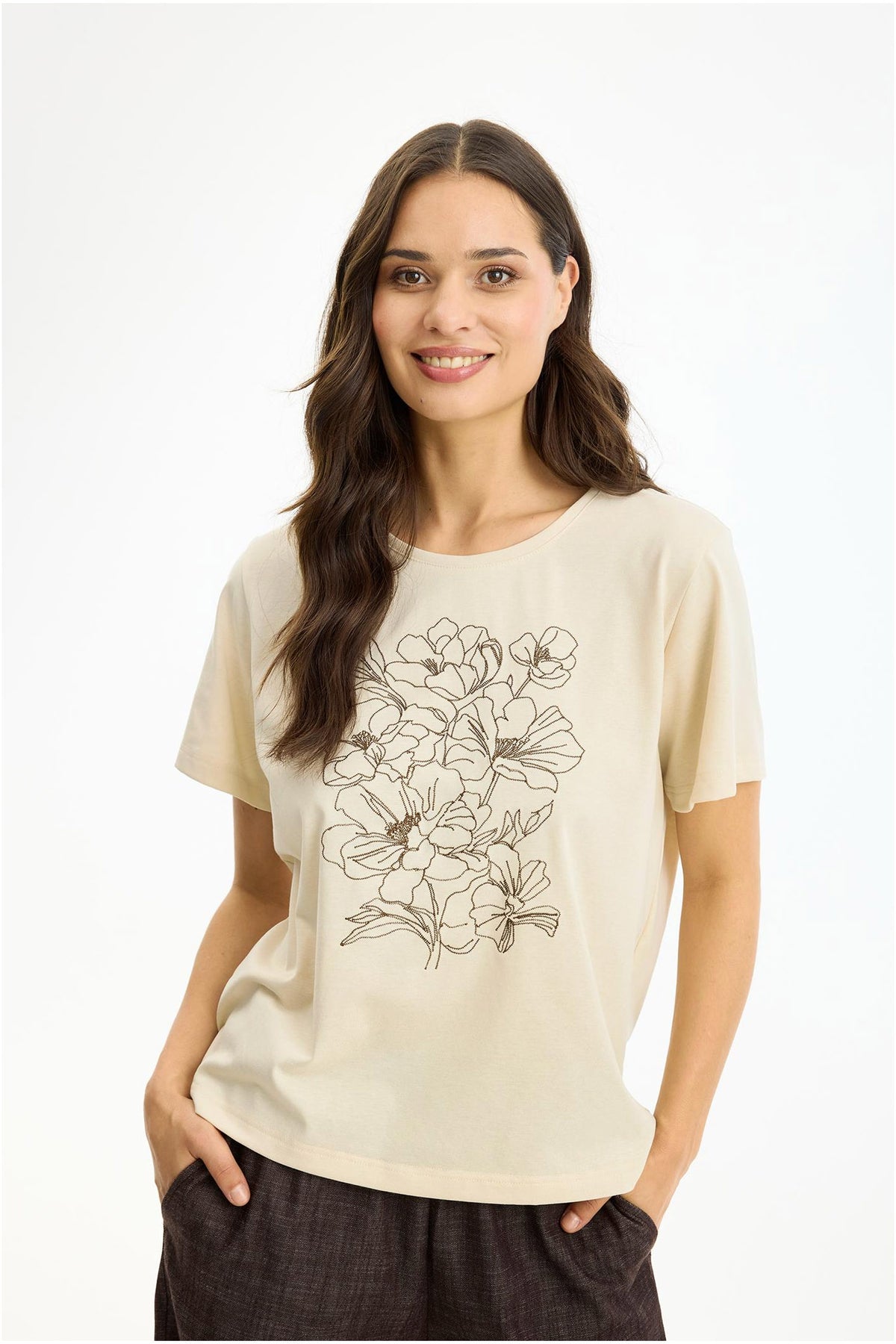 Salsa t-shirt CREAM - 17246