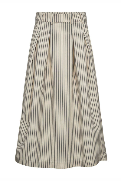 SalvieCC Anya Pleat Skirt 4000-White - 44016 Thumbnail