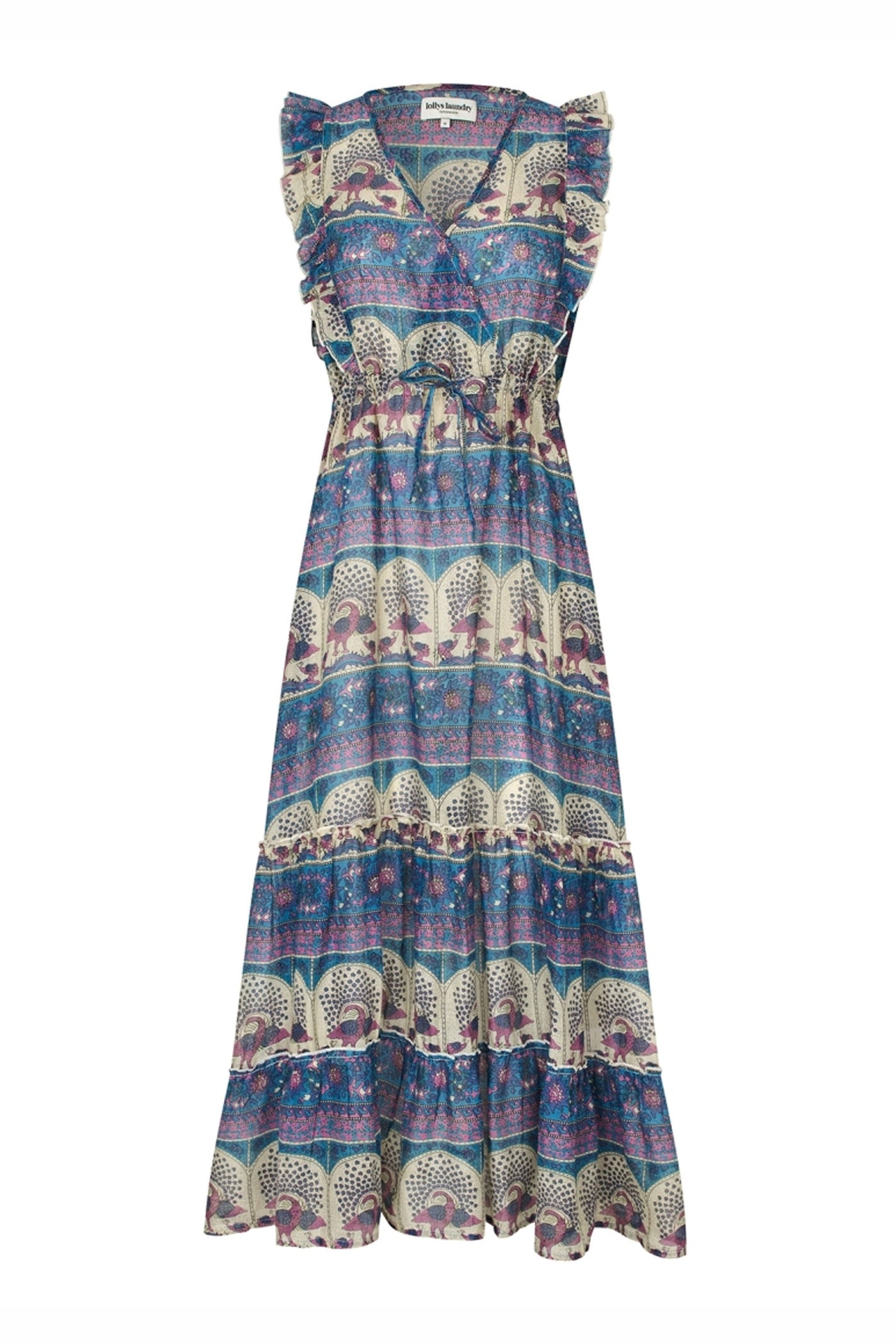 Samoll Midi Dress Sl 20 Blue - 26177-3046