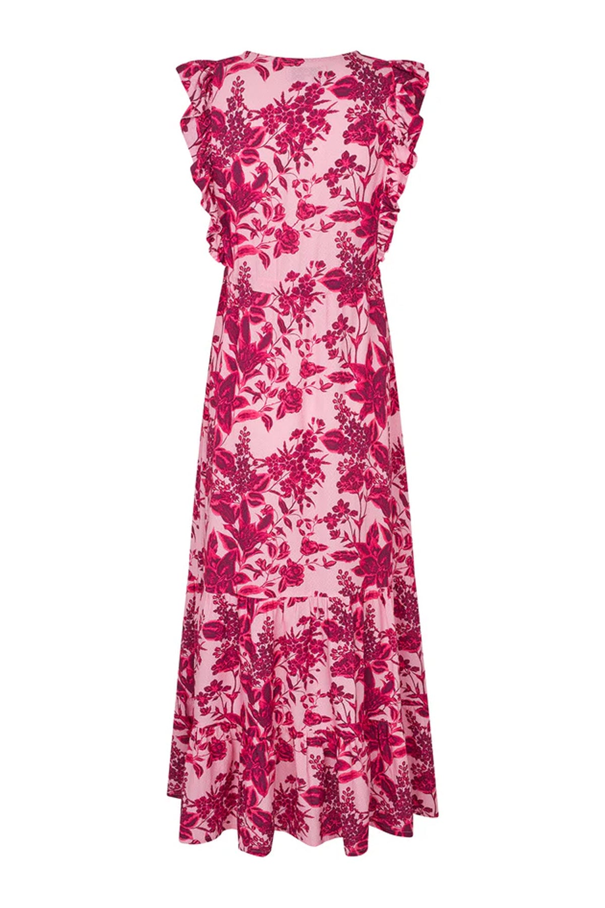 Samoll Midi Dress Sl 51 Pink - 26117-3047