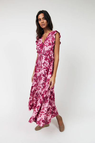 Samoll Midi Dress Sl 51 Pink - 26117-3047 Thumbnail