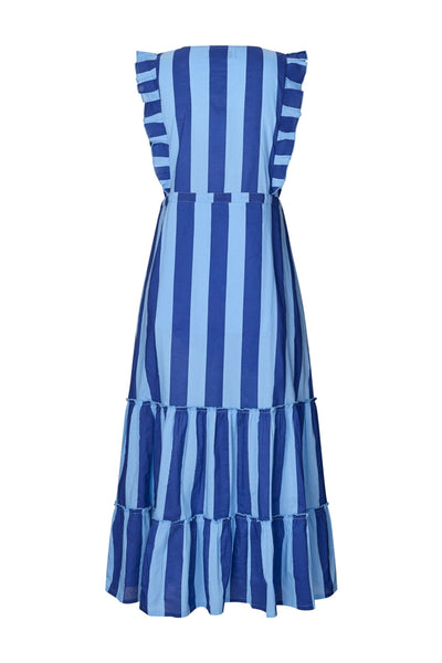 Samoll Midi Dress Sl Blue - 26239-3005 Thumbnail
