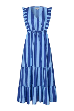 Samoll Midi Dress Sl Blue - 26239-3005