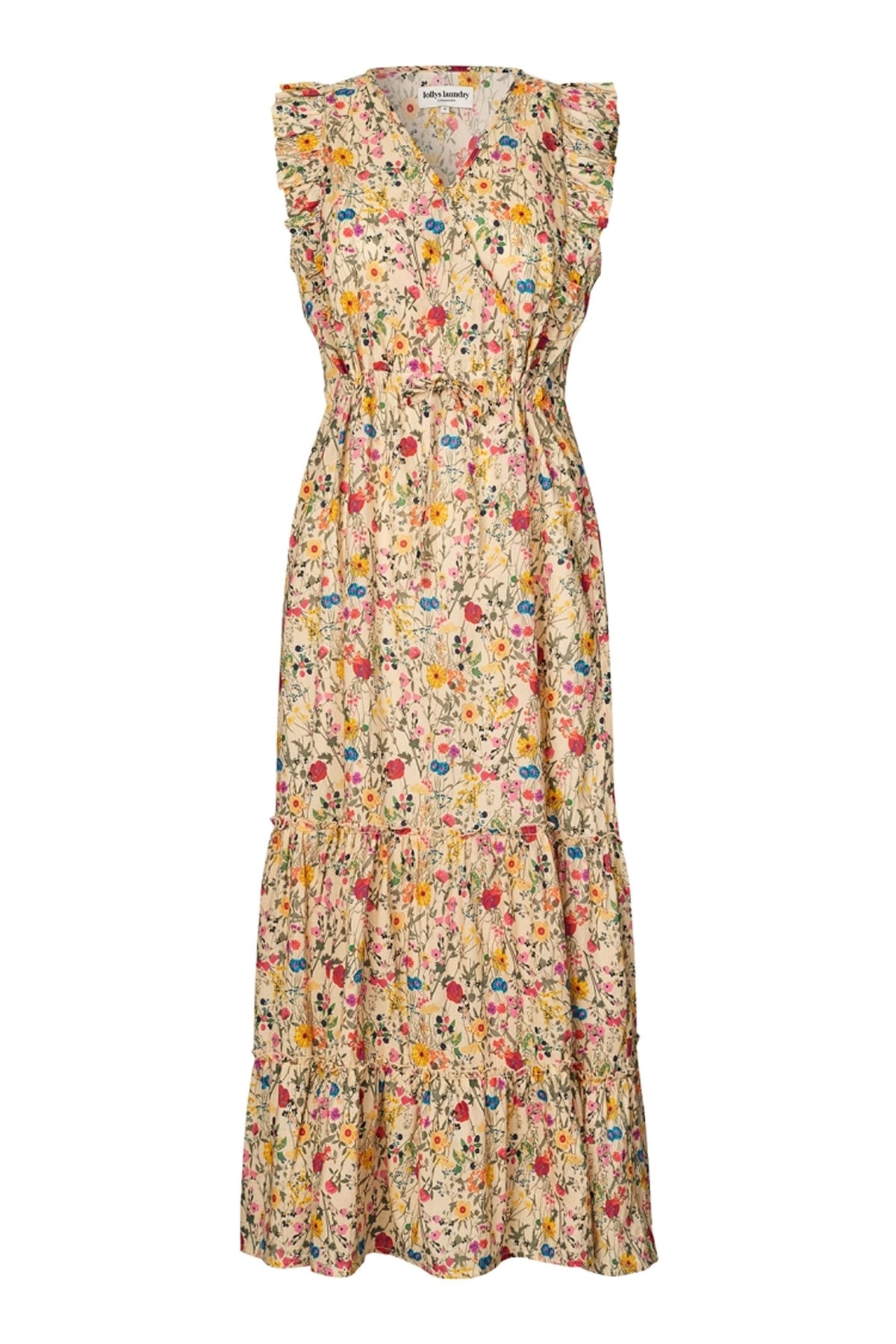 Samoll Midi Dress Sl Flower Print - 26241-3006