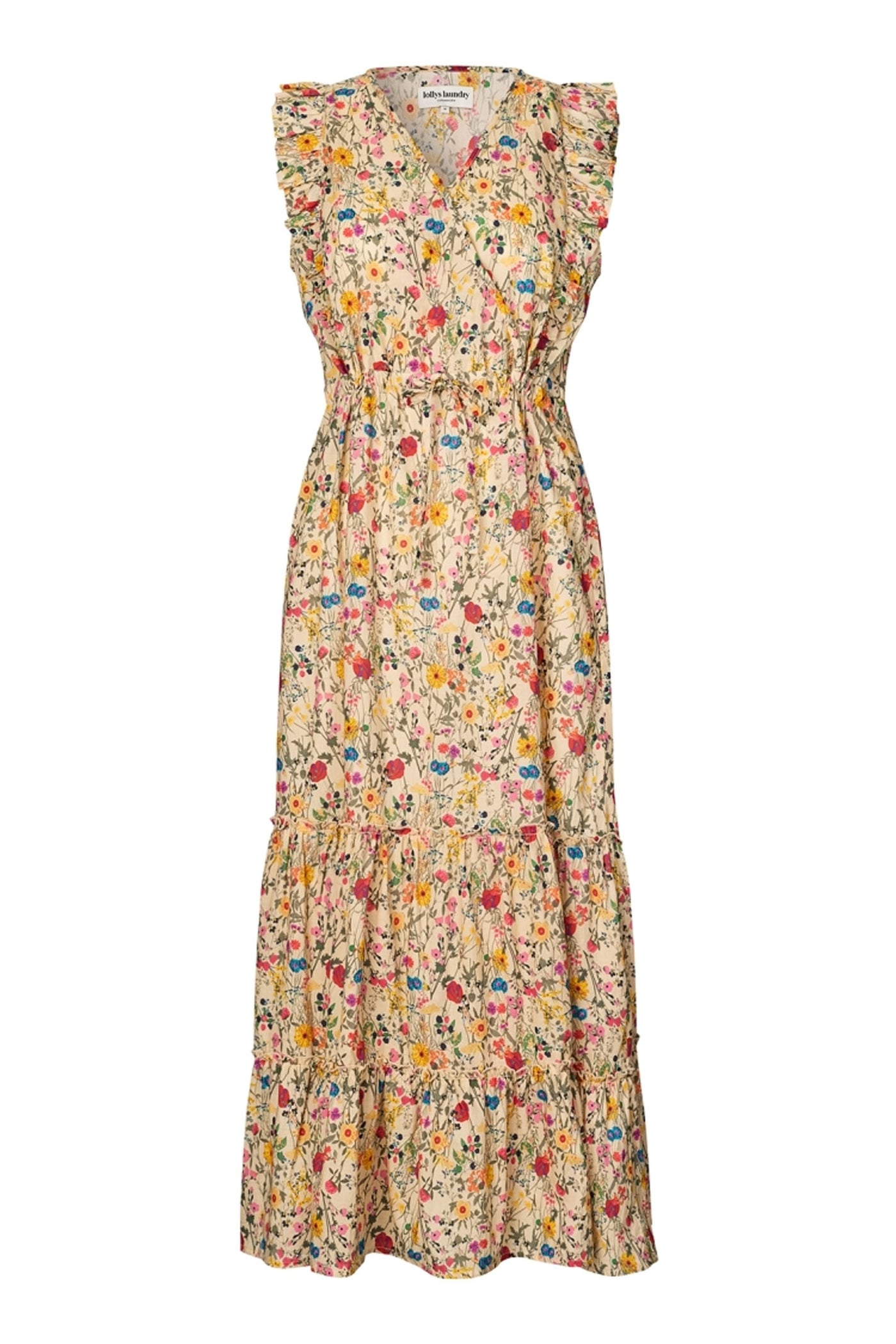 Samoll Midi Dress Sl Flower Print - 26241-3006
