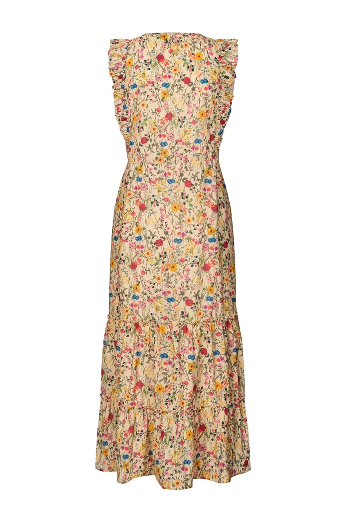 Samoll Midi Dress Sl Flower Print - 26241-3006