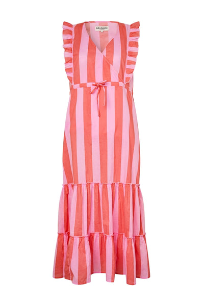 Samoll Midi Dress Sl LIGHT PINK - 26239-3005 Thumbnail