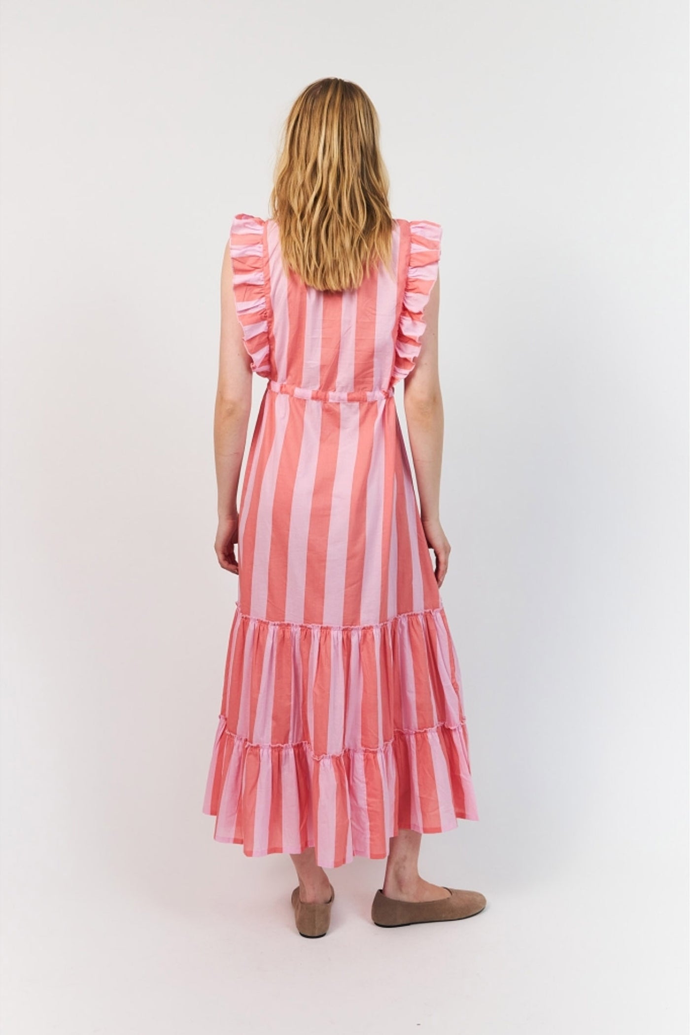 Samoll Midi Dress Sl LIGHT PINK - 26239-3005
