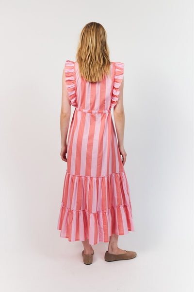 Samoll Midi Dress Sl LIGHT PINK - 26239-3005 Thumbnail