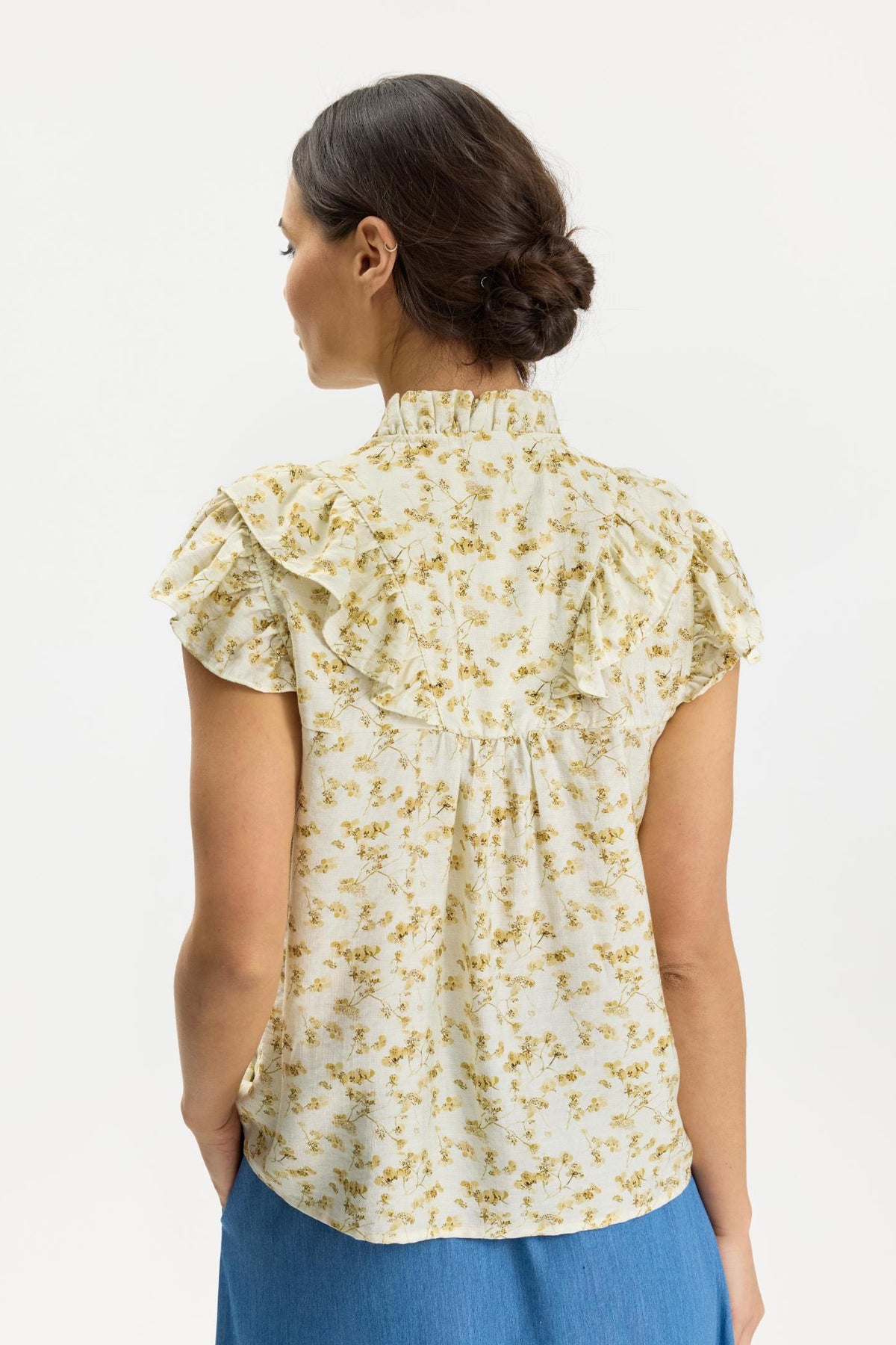 Sam shirt Butter yellow - 17045