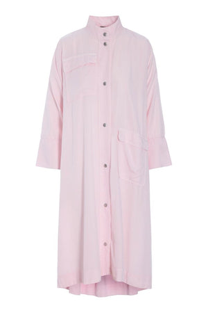 Samui hÃ¸jhalset kjole CHALK PINK - 262-2466-5686