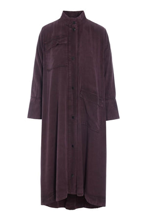 Samui højhalset kjole RAISIN - 262-2466-5686