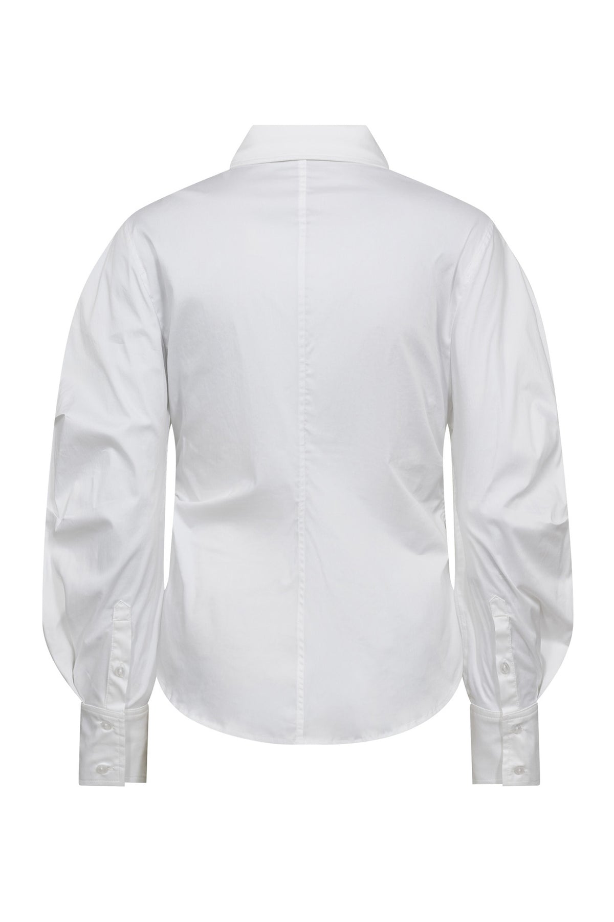 SannaCC Asym Placket Shirt 4000-White - 35968