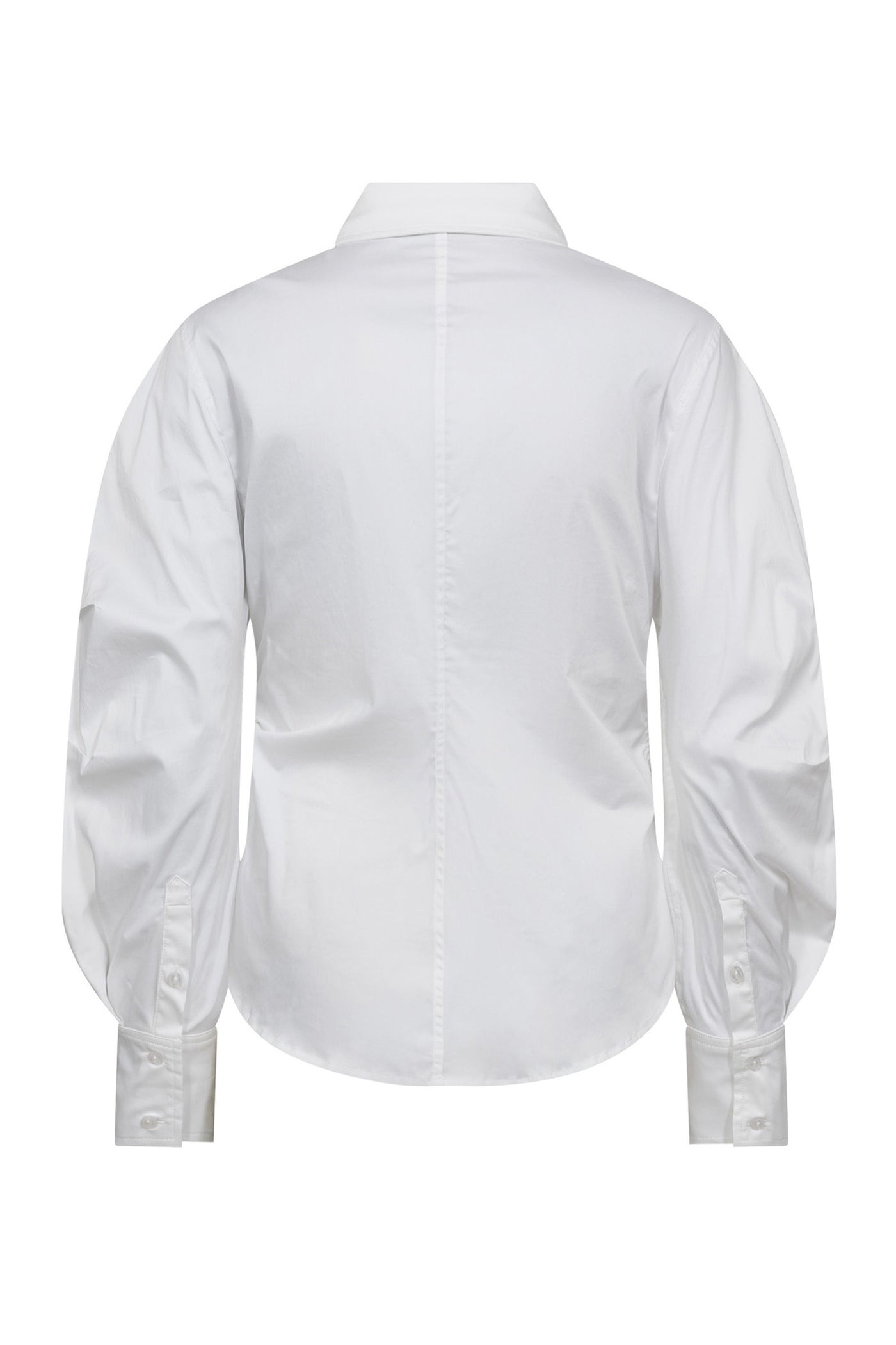 SannaCC Asym Placket Shirt 4000-White - 35968