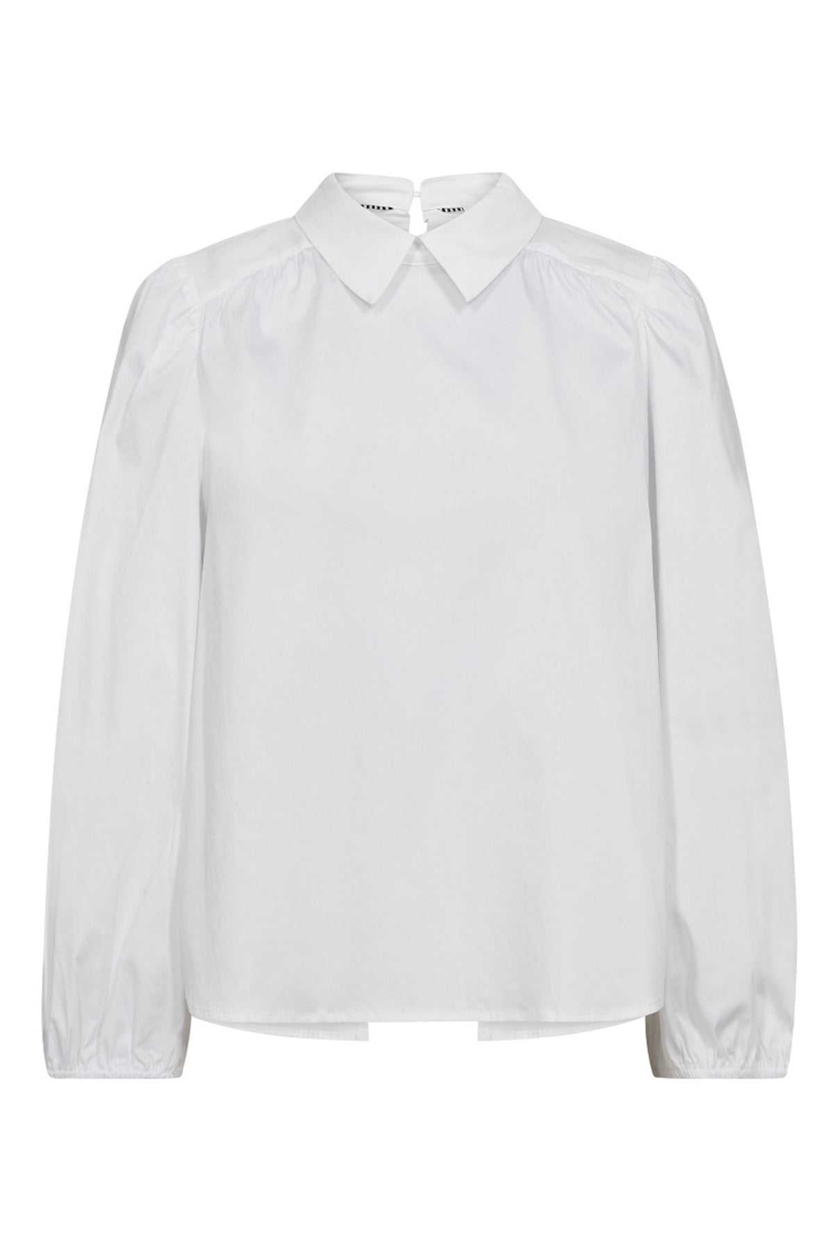 SannaCC Drawstring Blouse 4000-White - 35969