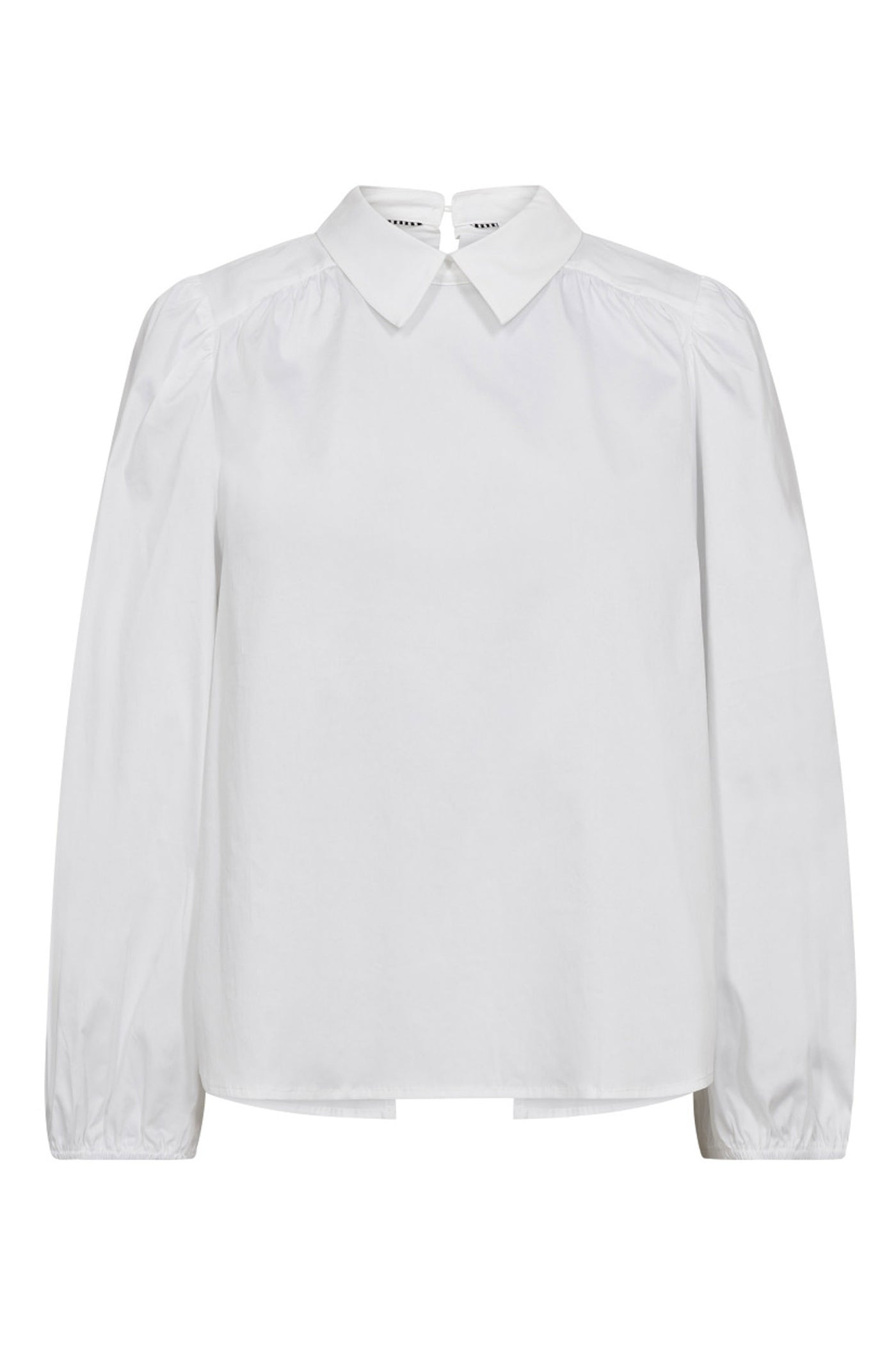 SannaCC Drawstring Blouse 4000-White - 35969
