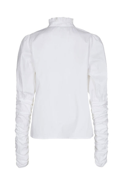 SannaCC Puff Shirt 10001-White - 500592 Thumbnail