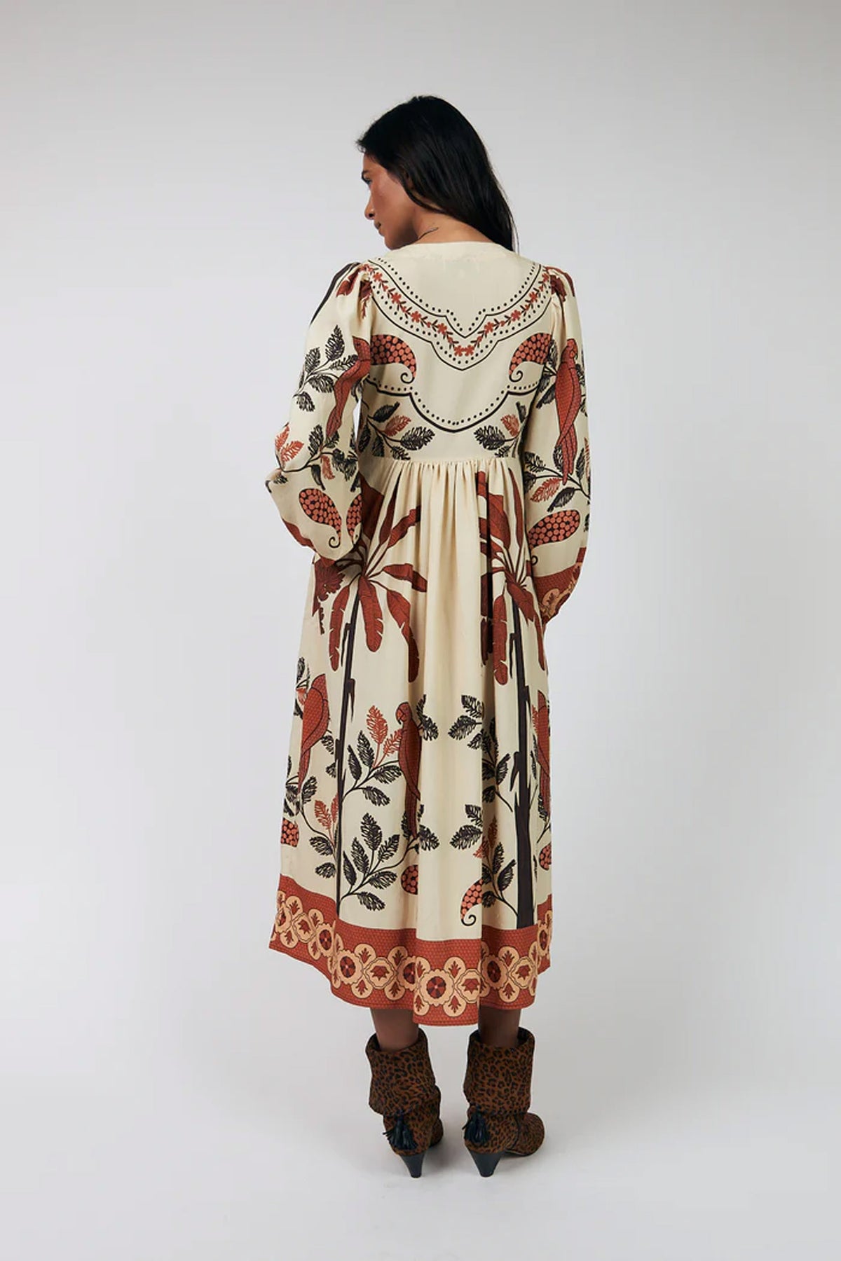 Saraill Dress 3/4 Creme - 26102-3000