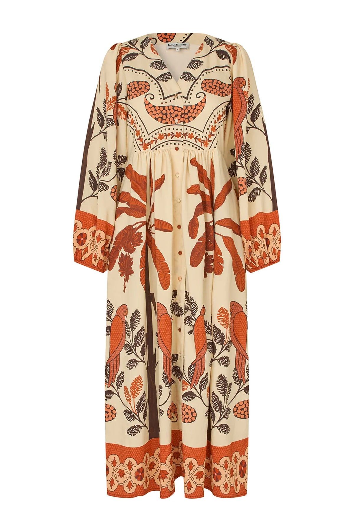 Saraill Dress 3/4 Creme - 26102-3000