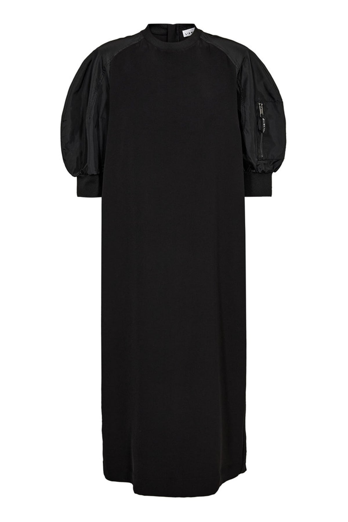 Satari Bomber Dress Black - HL10664