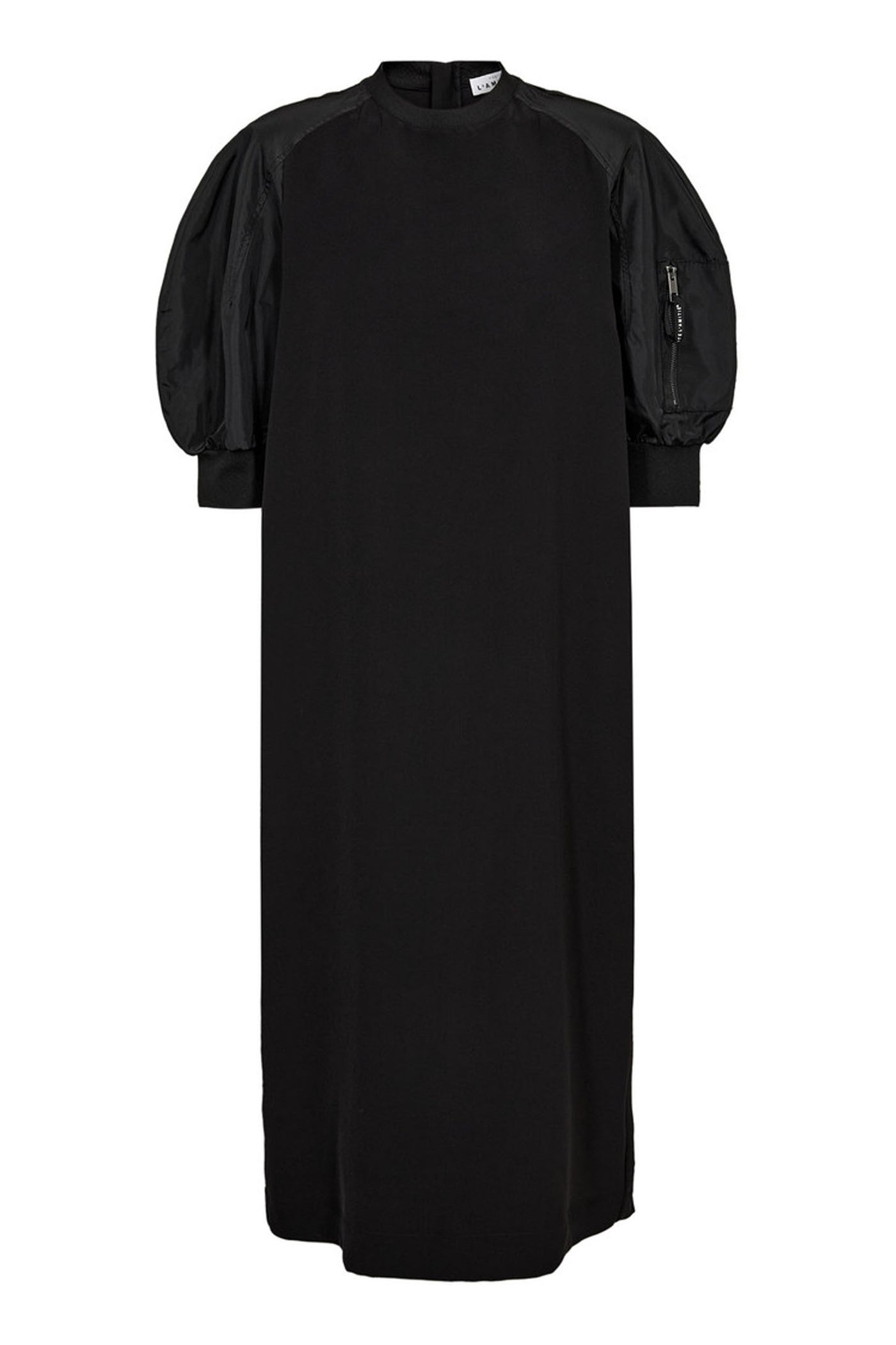 Satari Bomber Dress Black - HL10664
