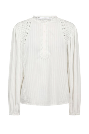 SenneCC Lace Blouse 10001-White - 500568