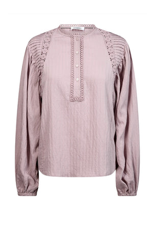 SenneCC Lace Blouse 35007-Dusty Rose - 500568