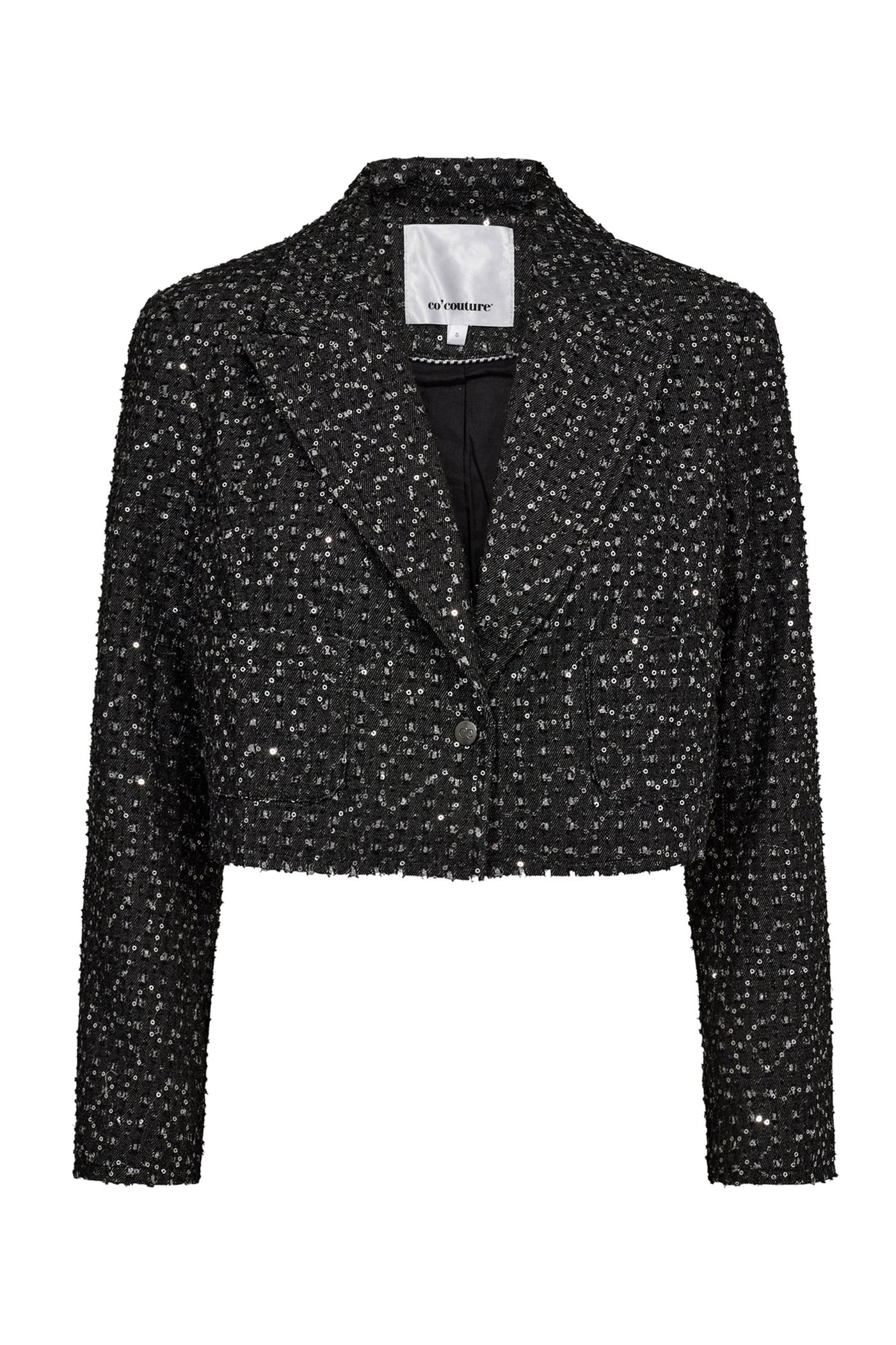 SequinCC Denim Jacket 96-Black - 30273