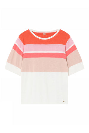 Serina, S/S knit 1010-Off White - 61402/3736
