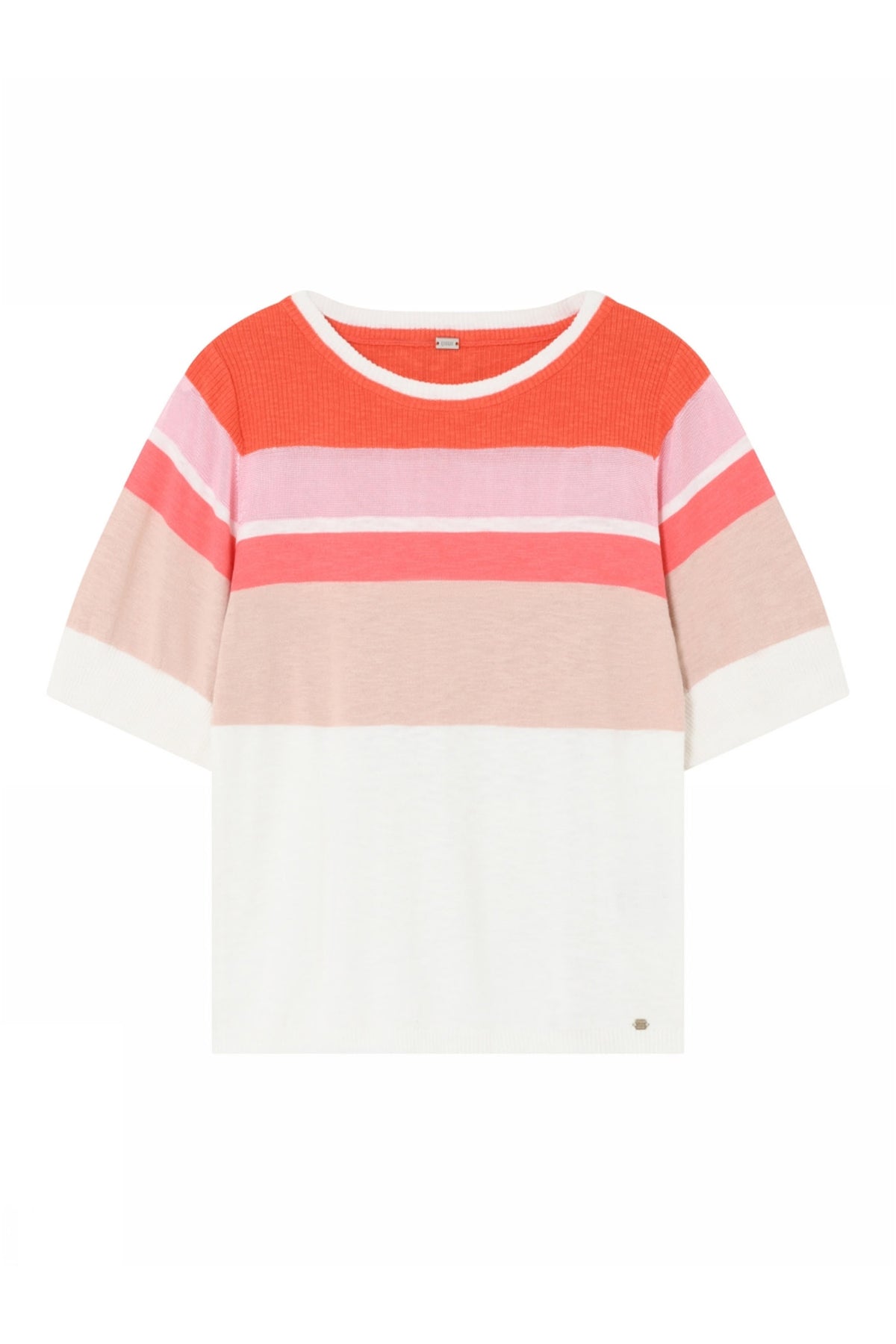 Serina, S/S knit 1010-Off White - 61402/3736