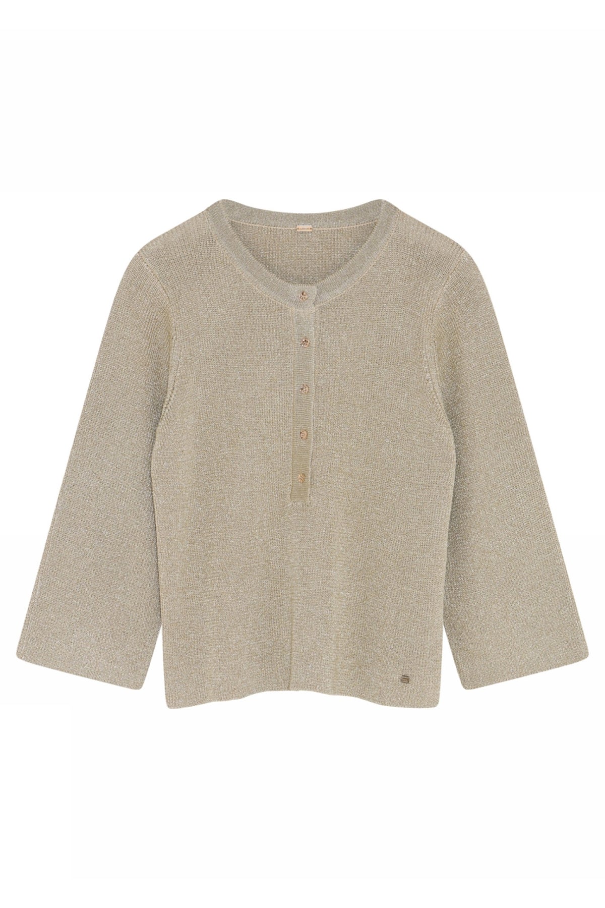 Shanne, lurex t-shirt 92020-Almond - 59405/3781
