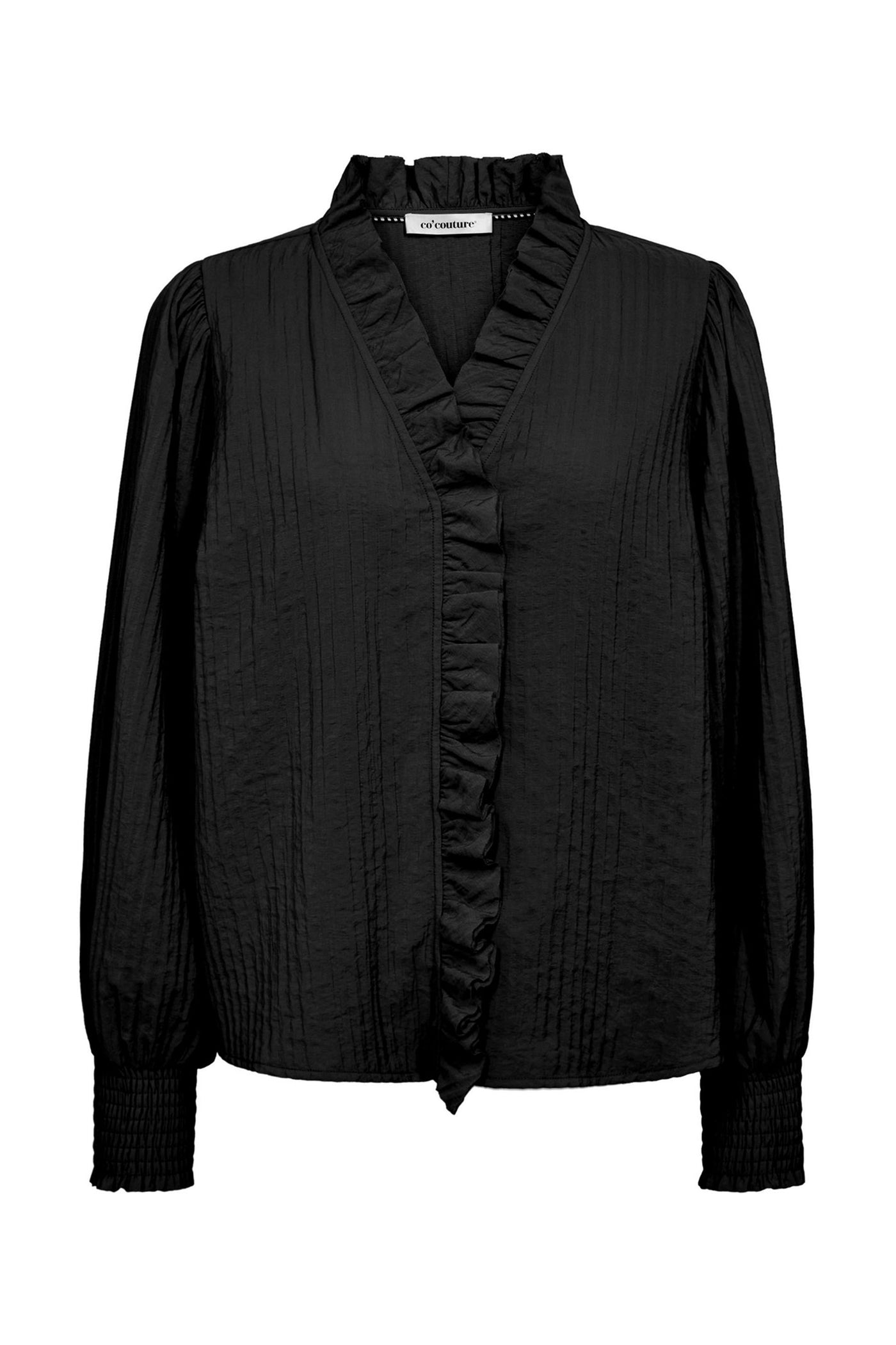 ShinaCC Frill LS Shirt 96-Black - 35932
