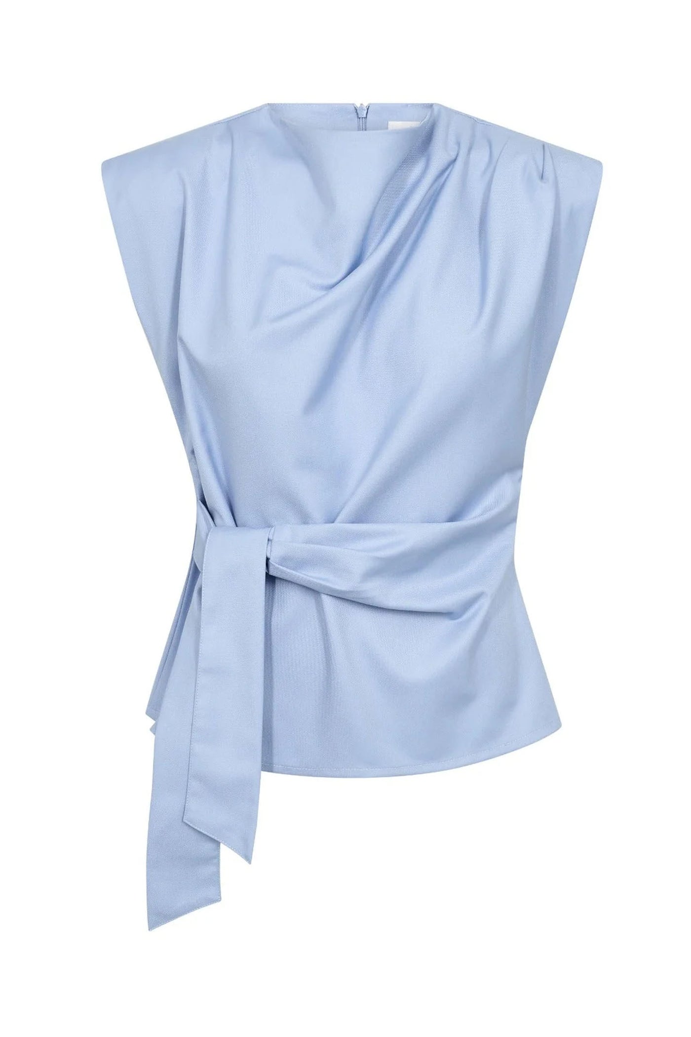 SianaCC Pleat Top 23-Pale Blue - 45192