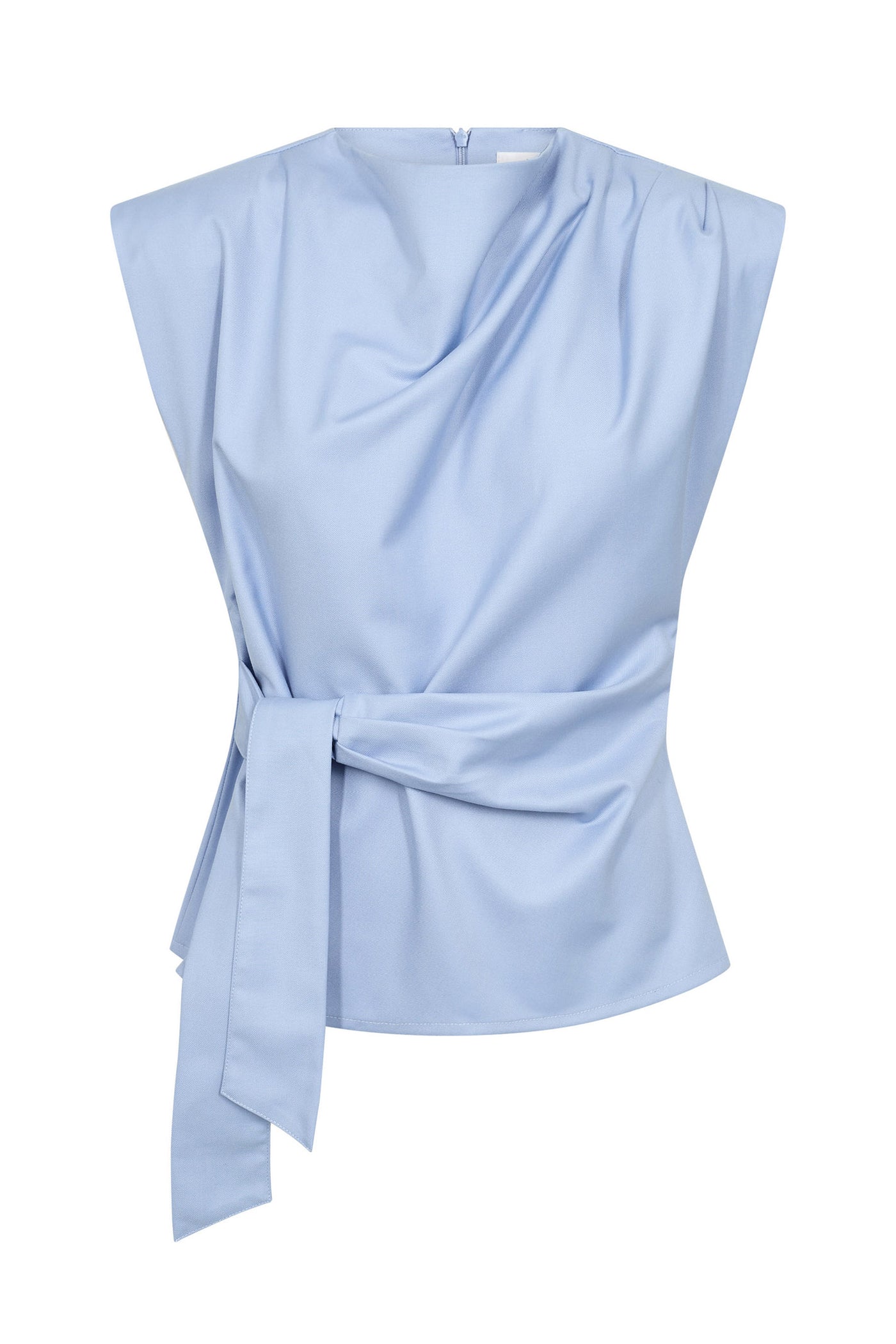 Sianacc Pleat Top Pale Blue - 45192