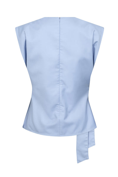 Sianacc Pleat Top Pale Blue - 45192 Thumbnail