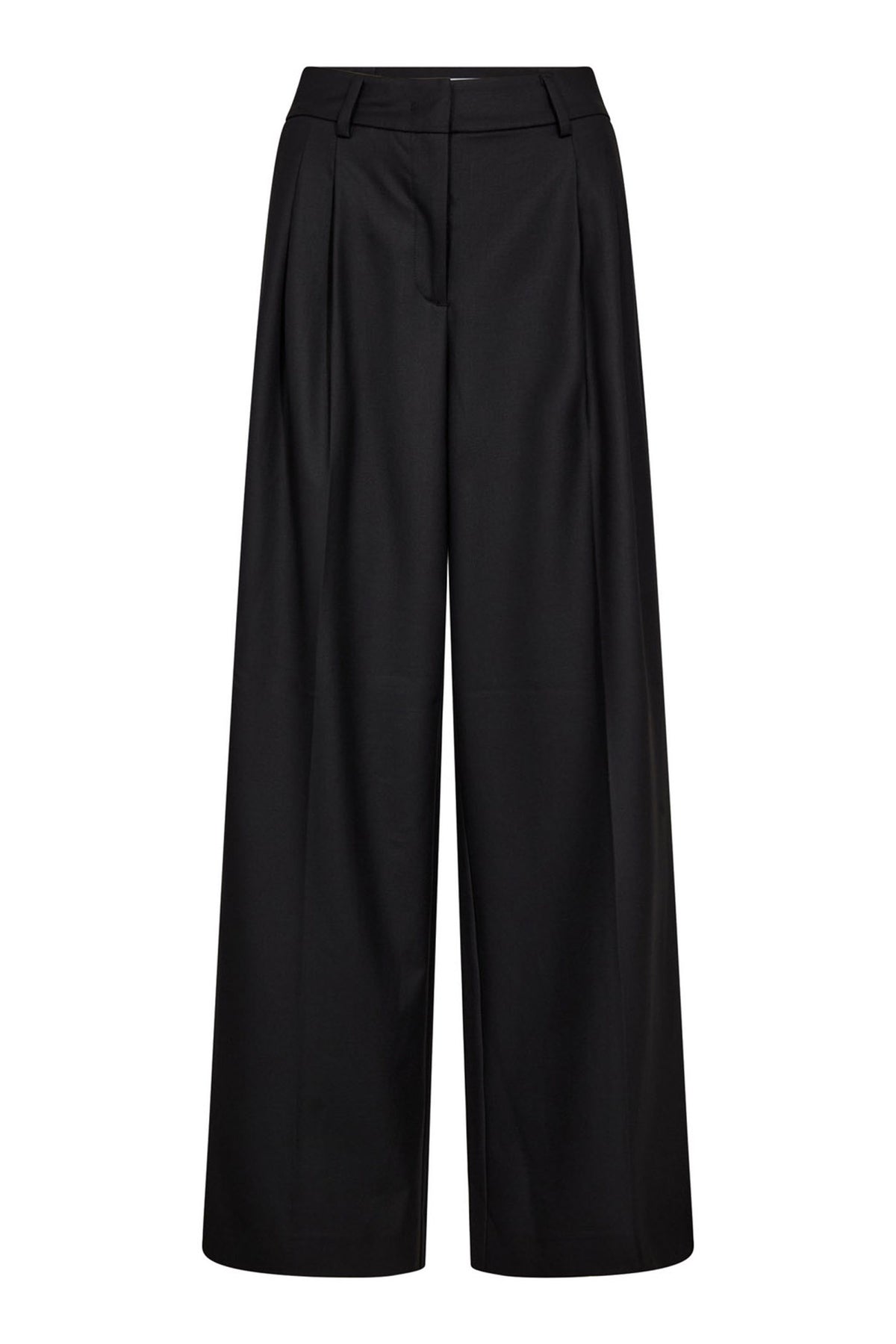 SibelleCC Pleat Pant 96-Black - 31640