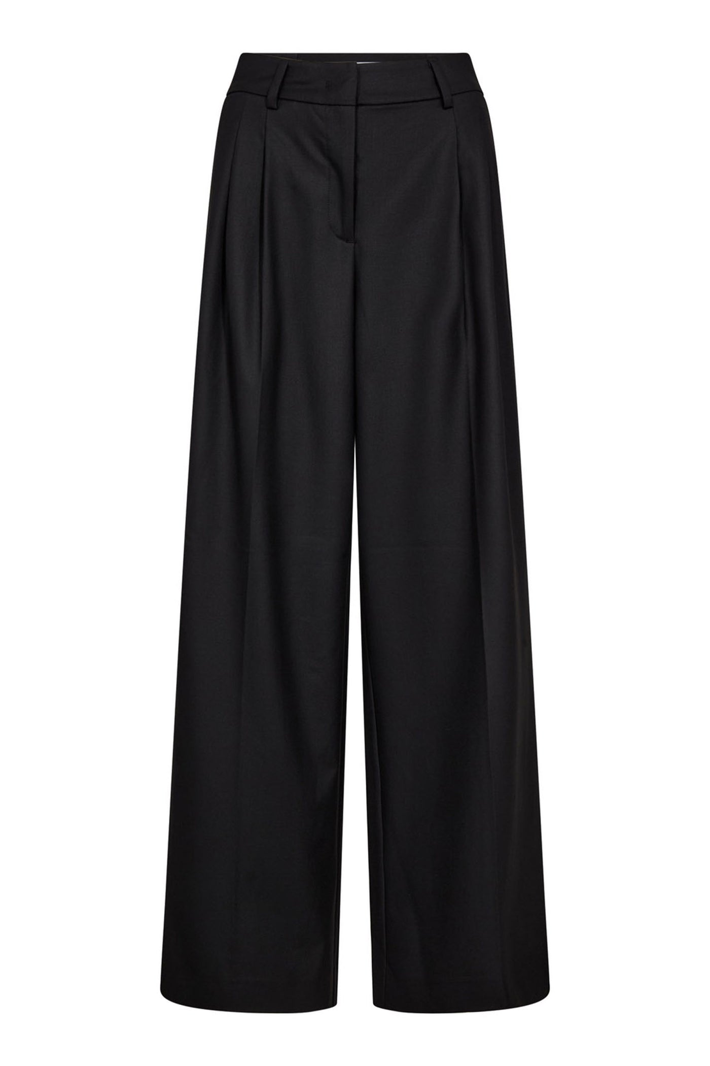 SibelleCC Pleat Pant 96-Black - 31640