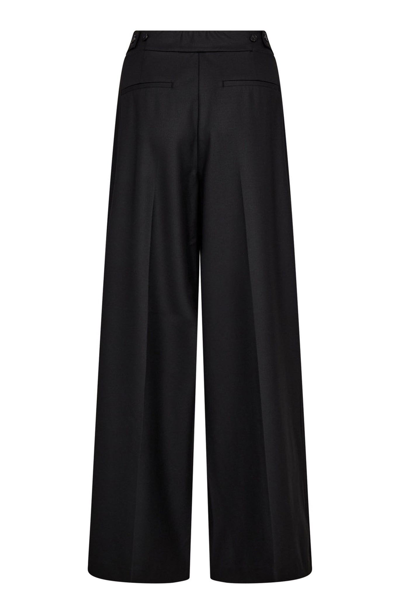 SibelleCC Pleat Pant 96-Black - 31640